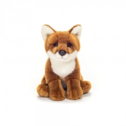 Plush sitting fox