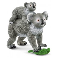 Mama koala i el seu nadó,42566