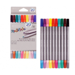 Multicolor markers 20 colors, 10 units