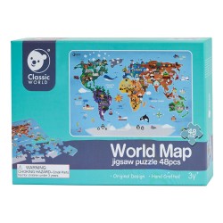Trencaclosques, mapa del món