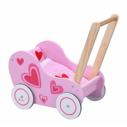 Wooden trolley for dolls