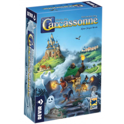Carcassonne board game. Fog