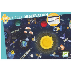 Space Puzzle + Booklet - 200 pieces