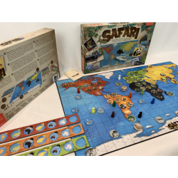 Board game. Safari