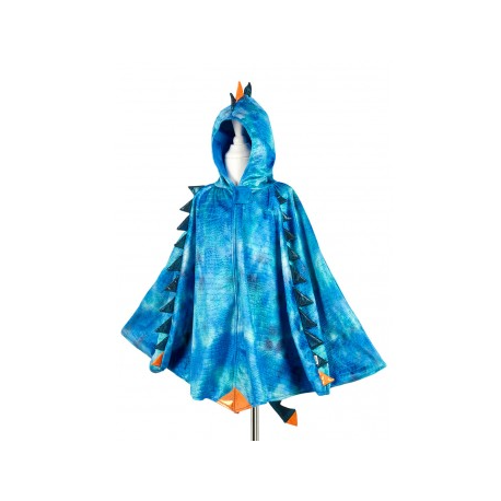 Disfraz capa dragón azul