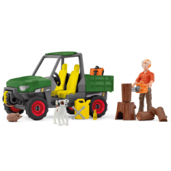 Farmer with vehicle 42659