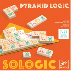 Board game. pyramid logic