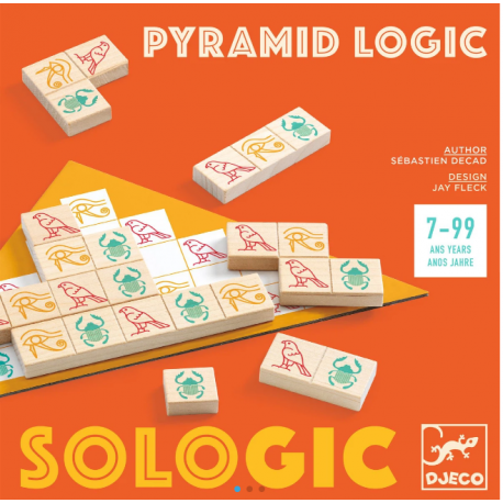 Board game. pyramid logic