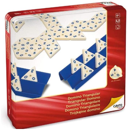 Board game. Triangular domino