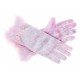 Short pink gloves