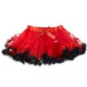 Red skirt with tutu